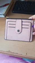 PURDORED-cartera de cuero para hombre y mujer, Tarjetero Unisex delgado con Soporte para tarjeta suave, a la moda, 1 unidad