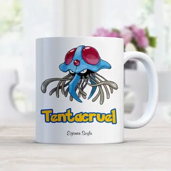 

Personalized Pokemon Tentacruel White Mug Cup