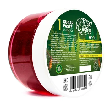 

Shugaring paste on fructose cowberry, ultra-soft, 1, 400g taiga history