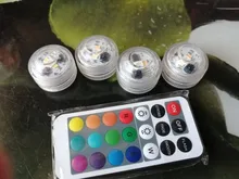 Vase-Bowl Submersible Light Party-Decoration Night-Lamp Battery-Operated Remote-Controlled