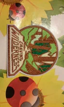 DIY Adventure Travel Patches For Clothing Mountain Camping Badge Space Stripe Iron On