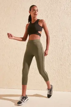 

Trendyol Mobile and Ribbon Detail Sports Leggings TWOSS20TA0031