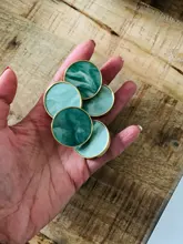 Furniture-Handles Door-Knobs Drawer Pulls Cupboard Shell-Resin Cabinet Kitchen Brass