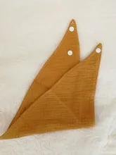 Babero de algodón para bebé recién nacido, triángulos de colores sólidos, bufanda para alimentación, Saliva, pañuelo de toalla, paño para eructar, regalos de ducha para niño y niña