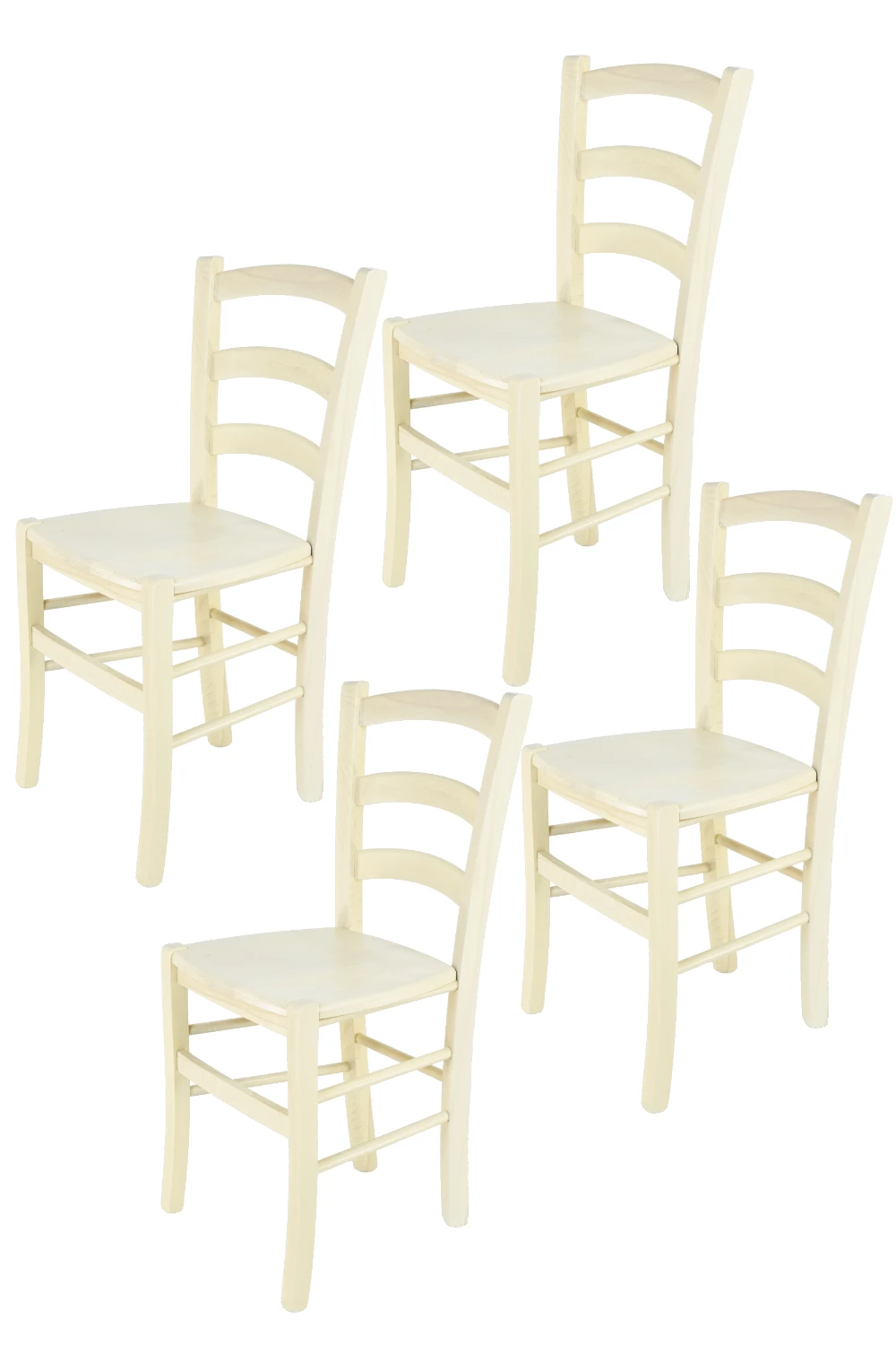 Tommychairs Set Of 4 Chairs For Kitchen Venice, Structure In Beech
