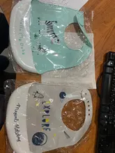 Lets Make-Baberos de silicona para niños, vajilla de alimentación de bebé recién nacido, alimentación de desayuno, 1 ud.