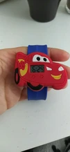 Reloj de dibujos animados para niños, cronógrafo con cinta de silicona, mesa con parches, regalo para niños y estudiantes, 2020