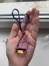 Pinza rizadora de pestañas, herramienta de maquillaje de belleza cosmética, portátil, colorida, 1 unidad