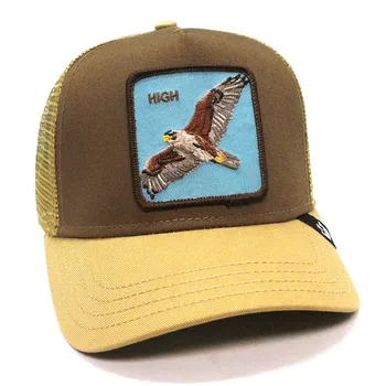 

Goorin Bros HIGH IN THE SKY Falcon camel trucker cap. Headwear, baseball caps, baseball cap, caps for men, cap for men, men cap