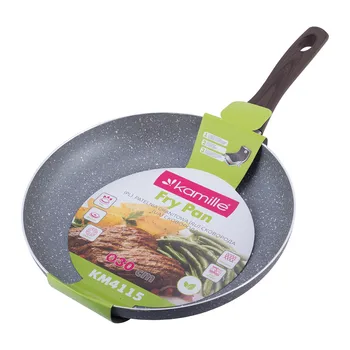 

Frying Pan 30 cm with non-stick coating gray marble made of aluminum Kamille, kml-4115