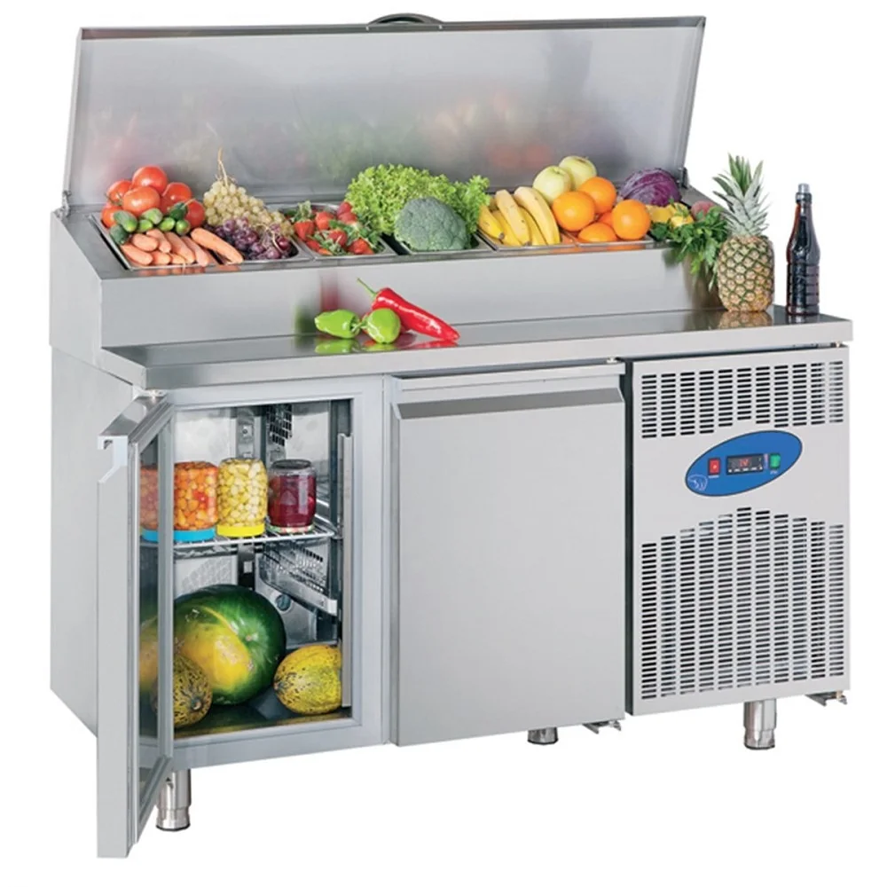 Commercial Countertop Refrigerated Buffet Catering Food Display