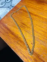 Vnox-Cadena de eslabones cubanos de acero inoxidable, collar de color dorado, plateado y negro, para hombres y mujeres