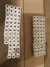 Kovict-Cuentas de silicona en forma de letras para mordedores de bebés, cuentas para mordedores de bebés, nombre personalizado, bricolaje, alfabeto, masticación de roedores, 12mm, 100 Uds.