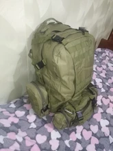 Mochila táctica de 50L para hombre, bolsa táctica deportiva Molle 4 en 1, para senderismo al aire libre, escalada, ejército, Camping