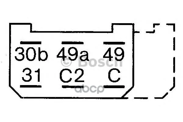 Реле Указателя Поворота 0335215154 Bosch арт. 0335215154