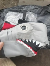 Mochilas escolares de tiburón de dibujos animados para niños y niñas, morral escolar infantil para guardería