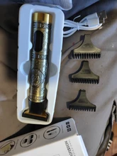 Caja de batería recargable LCD cabello hombres peluquero maquinilla para cortar el pelo Máquina para cortar cabello de Trimmer tijeras Cortadoras de barba