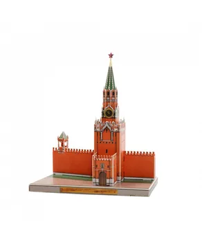 

487 Spasskaya Tower. Model of cardboard Moscow in miniature. Smart paper.