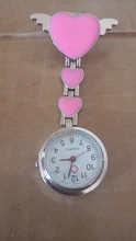 Recién enfermera bolsillo relojes diales redondo cuarzo Ángel banda broche Doctor colgante Relojes
