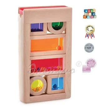 

Wooden rainbow blocks with sound