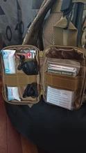 Kit de primeros auxilios militar portátil, bolsa vacía, bolsa resistente al agua para senderismo, viaje, casa, coche, tratamiento de emergencia