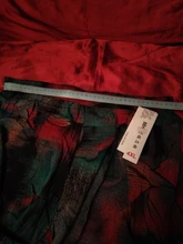 Women Pants Loose Bohemian High-Waist Wide Calf-Length Plus-Size Summer