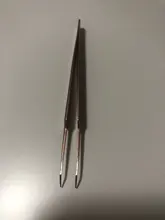 Tweezers Eyelash-Extension High-Precision Stainless-Steel Gold Blue for Thin-Tip