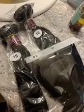 Ishow-mechones de pelo liso con cierre, mechones de pelo peruano con cierre, extensiones de cabello humano mechones y cierre para peluca de cierre 4x4