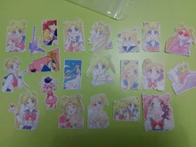21 unids/pack creativo lindo auto-Sailor Moon Scrapbooking pegatinas/de la etiqueta engomada/DIY arte foto álbumes