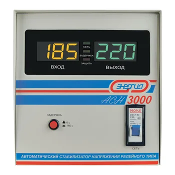 

Single phase voltage stabilizer energy ASN 3000