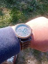 Wooden Watch Chronograph Gift-Box Timepieces Military Quartz Bobo Bird Luxury in Saati