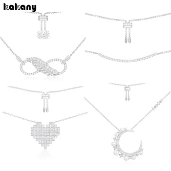 

Kakany Fashion Glamour Original 1: 1 High Quality Moonlight Pearl, 'FEATHER, Love Necklace Women's Jewelry Carved with Logo