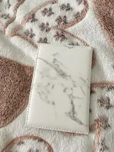 Funda de pasaporte de estilo de mármol Vintage para hombre y mujer, porta pasaporte impermeable, cubierta de identificación, porta pasaporte de alta calidad