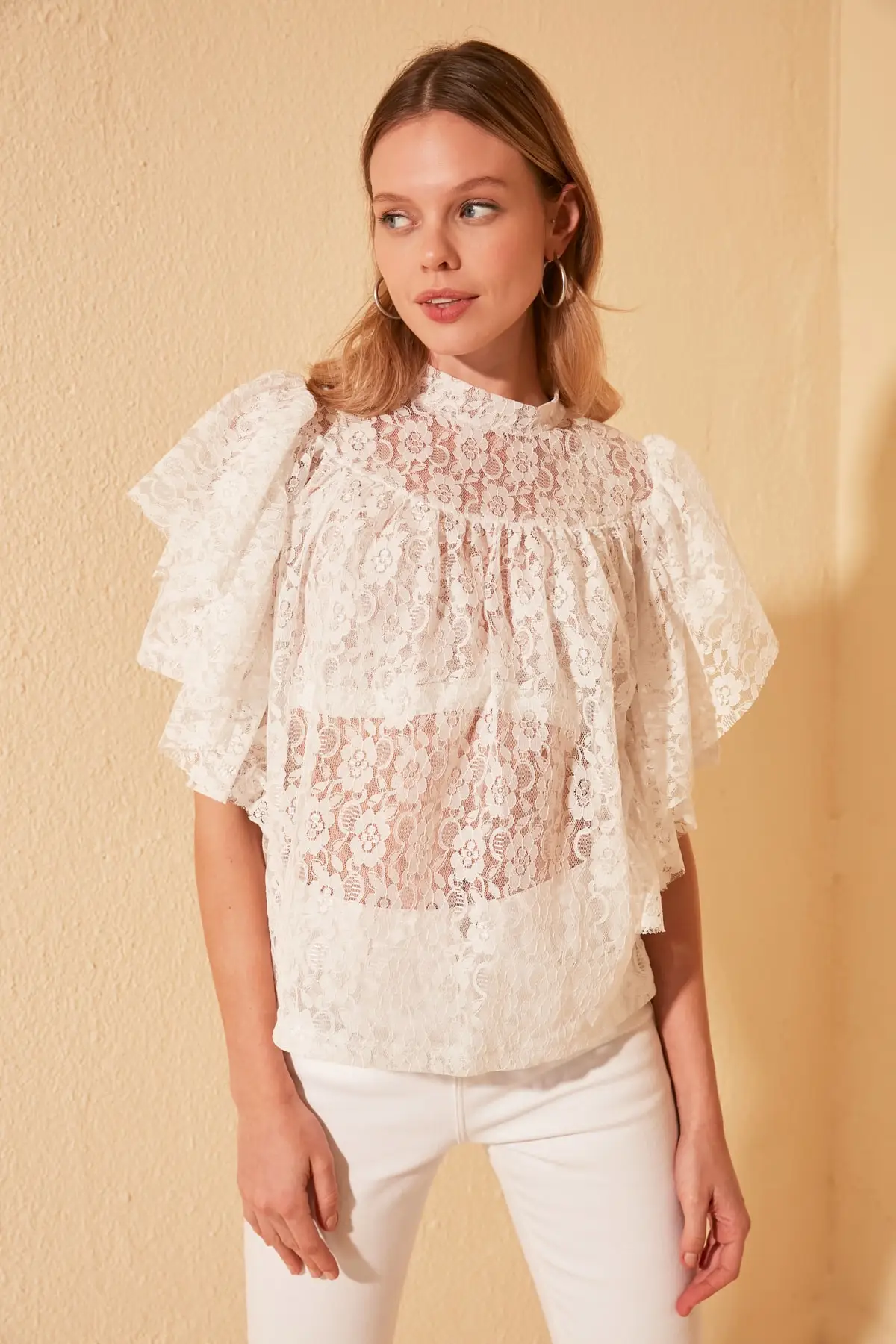 

Trendyol Ruched Knitted Blouse TWOSS20BZ0349