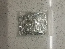 20 piezas de broche de pinza giratoria para llaveros, broche de pinza giratoria de oro, plata y bronce, llavero, accesorios de anillo de tecla dividida, cierres para fabricación de llaveros de 32mm