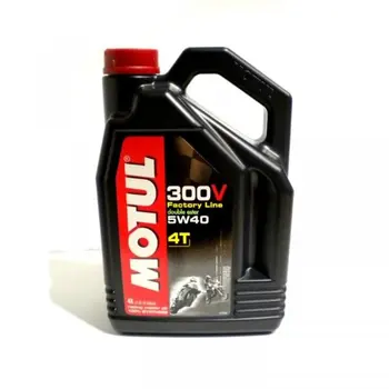 

Motul oil 300 V Fl Road Racing 5w40 4l.