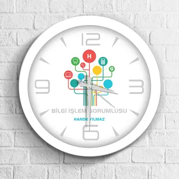 

Personalized Professional Information Processing In Charge Of Wooden Wall Clock