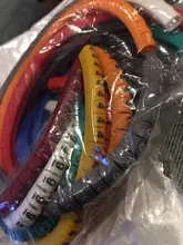 500PCS  EC-0  Colored Cable Wire Marker 0 to 9 For Cable Size 1.5 sqmm Colored