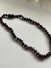 HAOHUPO-collar de ámbar Natural clásico para bebé, certificado de autenticidad, piedra de ámbar del Caribe auténtica, collar para niño, regalo para bebé, 14 colores