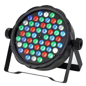 

LED Uplight DJ LED Flat Par 54X3W RGBW LED Par Can Light For Party Disco Wedding