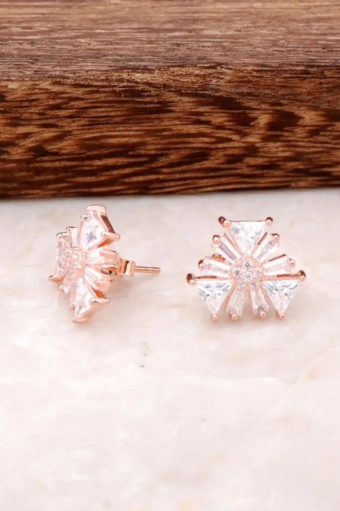 

Baguette Design Silver Earring 2485 High Quality Hand Made Original Filigree Silver Jewellery Gift for Women