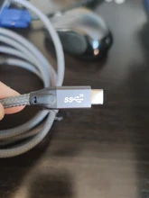 USB 3,1 Gen 2 tipo C Cable de 10Gbps USB-C a la policía de 5A 100W de carga rápida para Thunderbolt 3 20Gbps DP 4K @ 60Hz USB-C cargador Cable