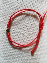 Pulsera con colgante de corazón de amor para hombre y mujer, brazalete con cordel rojo trenzado, ajustable, joyería de amistad