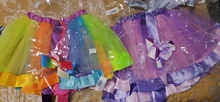 Falda para niña de tutú, ropa de 12 a 8 años, minifalda de tul colorida para niña, para fiesta, baile, arcoíris, ropa para niño 2020