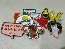 Brooches Icons-Pin-Badge-Gift Lightning Rock-Fans Aladdin Sane Bowie-Style David Enamel-Pin