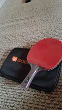 Raqueta de Ping Pong profesional de 6 estrellas, hoja de tenis de mesa de Nano carbono, pegamento de tóner pegajoso, entrenamiento de Ping Pong
