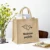 Персонализированная Свадебная Сумка Mrs Burlap Tote Bag Bridal Party Retro Beach Bag Bridesmaid Custom Jute Tote Bag Литературный Простой подарок