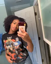 Extensión de pelo rizado Afro para mujeres negras, cabello humano Remy de 8-20 pulgadas, Color Natural, Janin, gran oferta