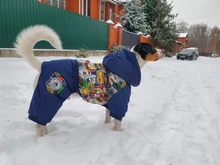 HOOPET Large Coat Down-Jacket Winter New Warm Autumn for Dogs Dog-Prints Overalls Leisure-Style
