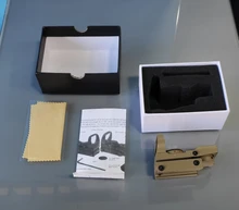 Mira telescópica de 20mm para rifle, óptica de caza, reflejo holográfico de punto rojo, mira Táctica de 4 retículas, mira de colimador